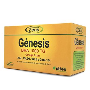 Genesis Dha 1000 Tg Omega 3 60 Caps Zeus
