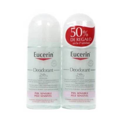 Eucerin Sensitive Skin Deodorant 2x50 Ml Promo