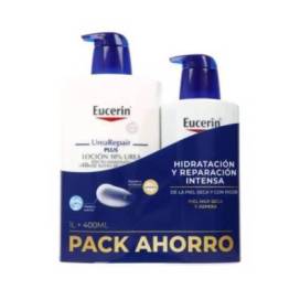 Eucerin Urearepair Plus Locion 10% 1 L + 400 ml Promo