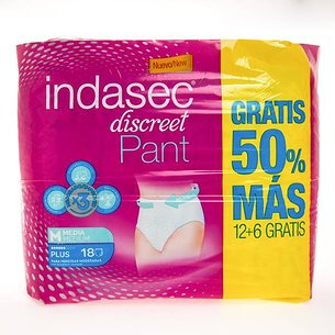 Indasec Discreet Pant Plus Medium Size 126 Units