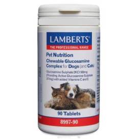 Pet Nutrition Glucosamina Cachorros E Gatos 90 Comprimidos Lamberts
