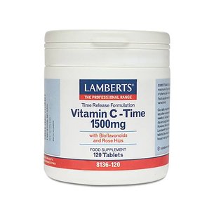 Vitamina C 1500mg Bioflavonoides Retard 120 Comp