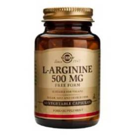 L-arginina 50 Cápsulas 500 Mg Solgar