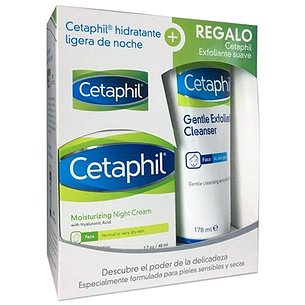 Cetaphil Hidratante Noche 48 g Exfoliante Suave 