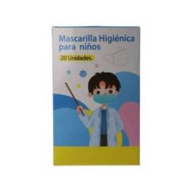 Mascarilla Higienica 3 Capas Infantil Rosa 20 Uds