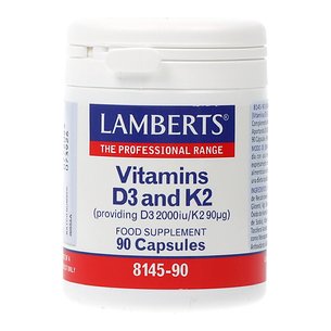 Vitamin D3 K2 90 Caps 814590 Lamberts