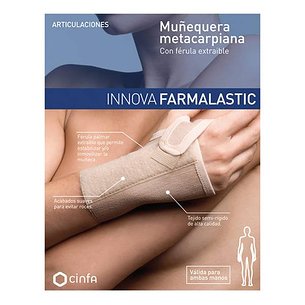 Farmalastic Metacarpal Wrist Brace com Tala