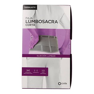 Farmalastic Faja Lumbar Doble Refuerzo Talla 2 1