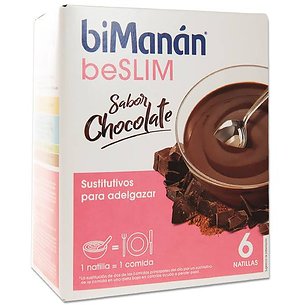 Bimanan Beslim Custard Sabor Chocolate 6 Sachês