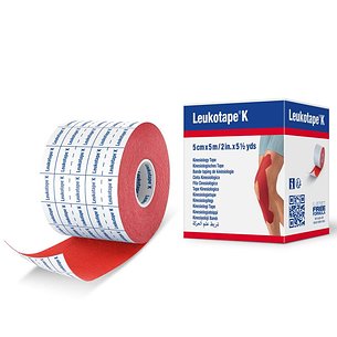 Leukotape K Rojo 5cm X 5m