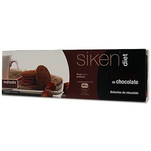 Biscoitos de Chocolate Sikendiet 15 Unidades
