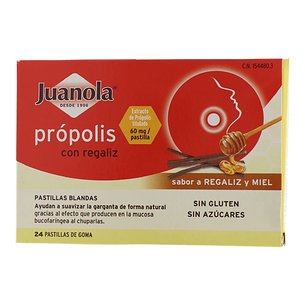 Juanola Própolis Alcaçuz 24 Comprimidos