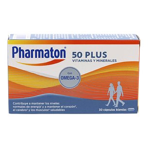 Pharmaton 50 Plus 30 Cápsulas