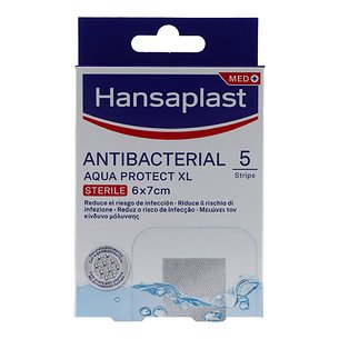 Hansaplast Antibacterial Water Protect Xl 6x7 Cm 