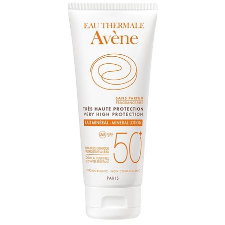 Avene Leite Solar Spf50 Filtro Físico 100 ml