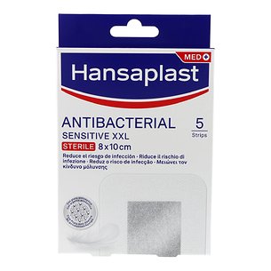 Hansaplast Antibacteriano Sensitive Xxl 8x10 cm 5