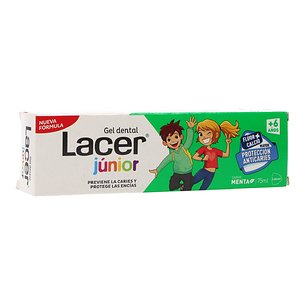 Lacer Junior Gel Dental Sabor Menta 75 ml