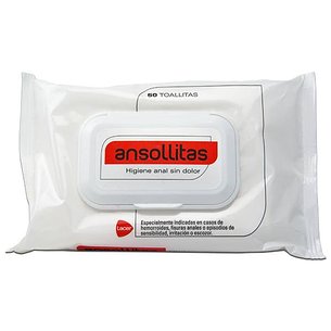 Ansollitas Anal Higiene Toalhetes 50 Toalhetes