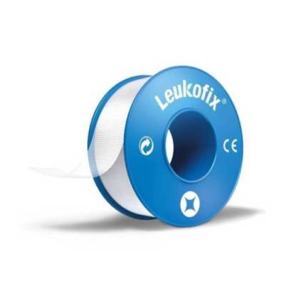 Hypoallergic Tape Leukofix Plastic 1 Unit 5 M X 2,5 Cm