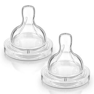 Avent Klassik-Sauger F Medium 3 Monate 2 U