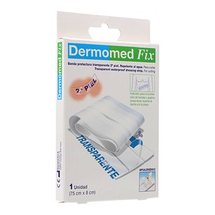 Dermomed Fix Transparent 75x8 Cm 1 Unit