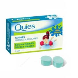 Quies Kids Silicone Earplugs For Swimming 6 Units