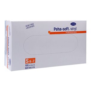 Pehasoft Guantes De Vinilo 100 Uds Talla Pequeña