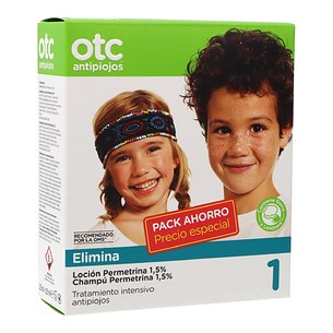 Otc Antipiojos Pack Permetrina 1,5%