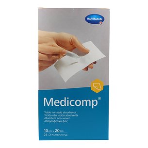 Medicomp Nonwoven Sterile Gauze 10x20 Cm 50 Units H