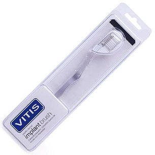 Escova de dentes para adultos Vitis Implant Brush