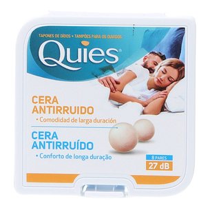 Tampões de ouvido Quies Natural Wax 16 unidades