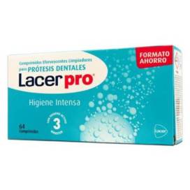 Lacer Pro Tabs Limpeza Prótese 64 Comprimidos