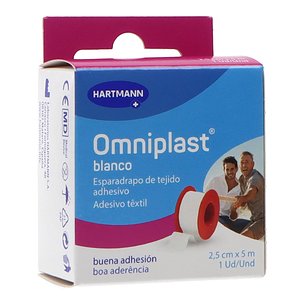 Esparadrapo Omniplast Tela Blanco 5x2,5c