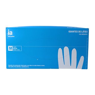 Interapothek Guantes De Latex Con Polvo Talla M 
