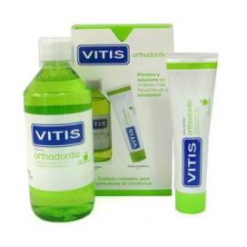 Vitis Orthodontic Toothpaste 100ml + Mouthwash 500ml Promo