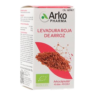 Arkocápsulas Arroz Vermelho Levedura 45 Cápsulas