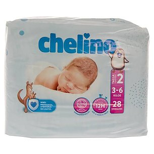Chelino Love T2 3-6 Kg 28 Uds
