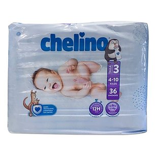 Chelino Love T3 4 - 10 Kg 36 Unidades