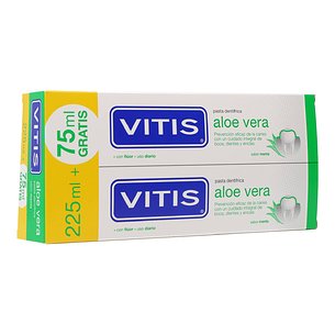 Vitis Aloe Vera Paste Mint Flavor 2x150 ml Promo