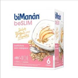 Bimanan Sustitutive Crema Yogur Con Cereales 6 Sobres