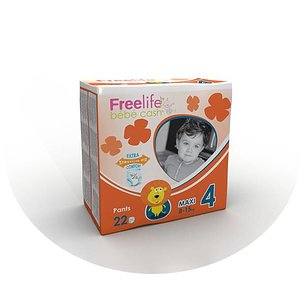 Fraldas-calças Freelife Bebecash Baby 7-18 kg M