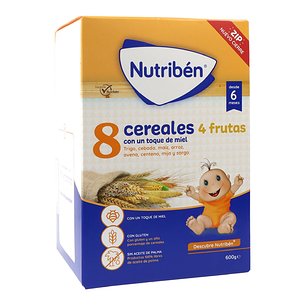 Nutriben 8 Getreide Honig 4 Früchte 600 g