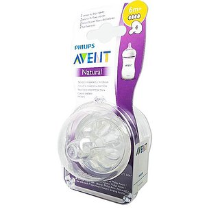 Avent Natural Tetina Flujo Rapido 6m 2 Uds