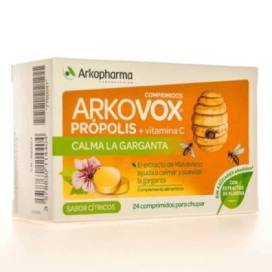Arkovox Propolis Vitamina C Sabor Citricos 24 Comps