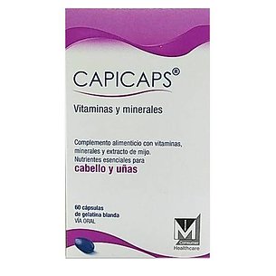 Capicaps Cabelo e Unhas 60 Cápsulas