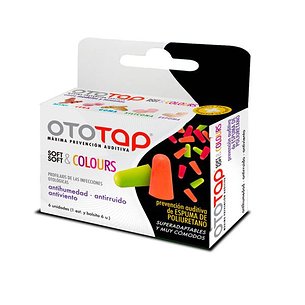 Tapones Oidos Poliuretano Ototap Soft Colours 6 