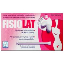 Fisiolat Vaginal 14 Comprimidos