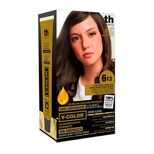Th Vcolor N613 Rubio Oscuro Ceniza Dorada