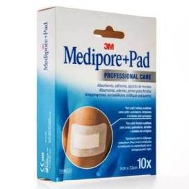 Medipore Pad Aposito 5x7.2 Cm 10 Uds
