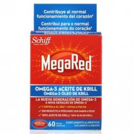 Megared 500 Mg Omega 3 Aceite De Krill 60 Caps
